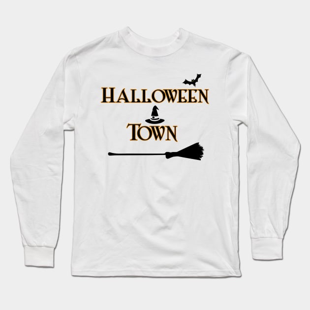 Halloween Town Long Sleeve T-Shirt by ADEL99